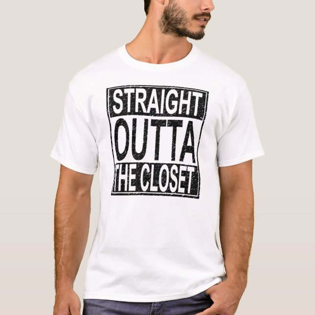 T-shirt Outta droit le cabinet (Devant)