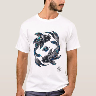 T-shirt OUTTA SPACE — Poisson en Orbite