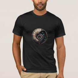 T-shirt OUTTA SPACE — Shell Galaxy Inside