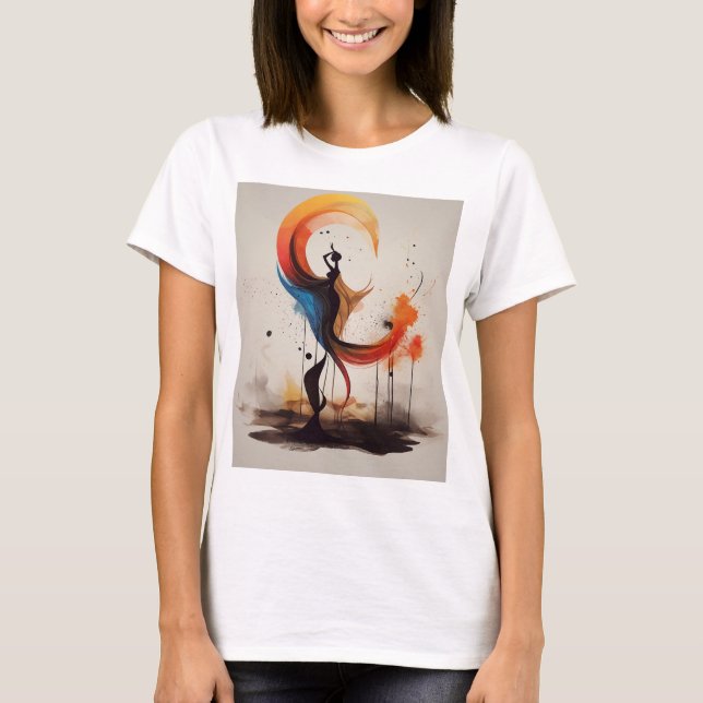 T-shirt ouvert au coeur (Devant)