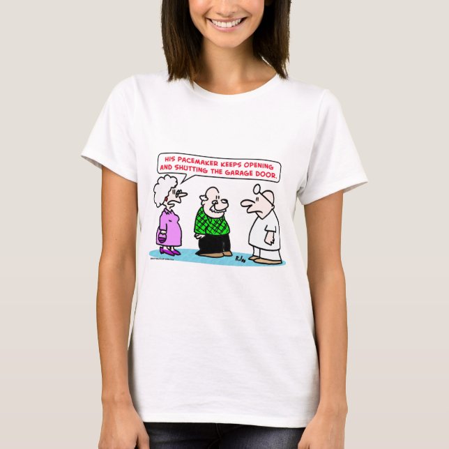 T-shirt ouvert de porte de garage de stimulateur fermé (Devant)
