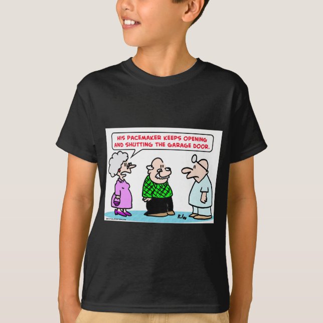 T-shirt ouvert de porte de garage de stimulateur fermé (Devant)