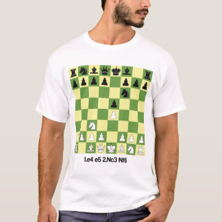T-shirt Ouverture des jeux d'échecs de Vienne Chemise d'éc