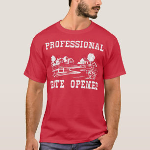 T-shirt Ouvrage de porte professionnel, Ranch Funny Farmer