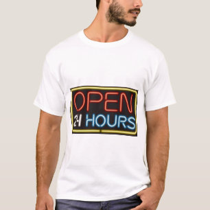 T-shirt Ouvrez 24 heures