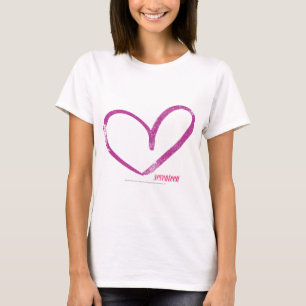 T-shirt Ouvrez le pourpre de coeur