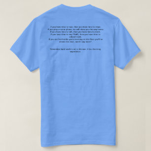 T-shirt ouvrier blasé