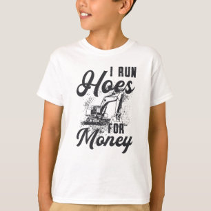 T-shirt Ouvrier de construction Excavateur Je Crée Des Tro
