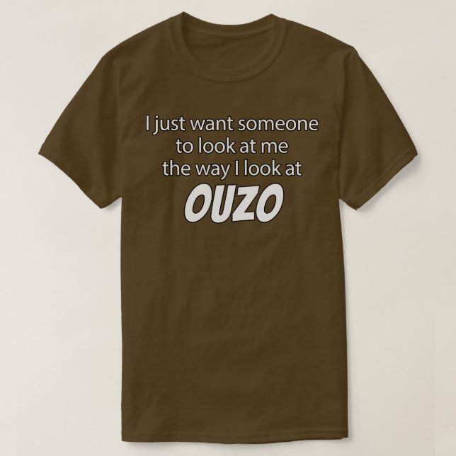 T-shirt Ouzo 1 (Design devant)