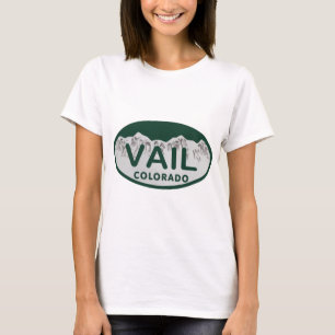 T-shirt Ovale de permis de Vail