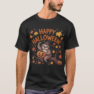 T-Shirt Oversized Sloth Halloween Day