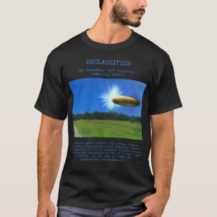 T-shirt OVNI - Croquis composite de signalement du SEP23S