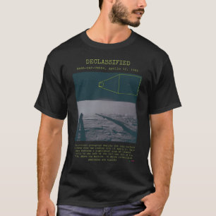 T-shirt OVNI - Déclassifié NASA-UAP-VM004, Apollo 12, 1969