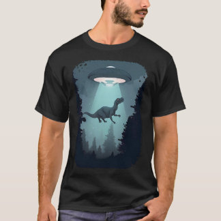 T-shirt OVNI Dinosaure Espace