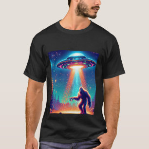T-shirt OVNI et Sasquatch