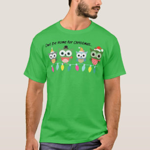 T-shirt Owbe Be Home Pour Noël Joyeux Noël Famille Pajama
