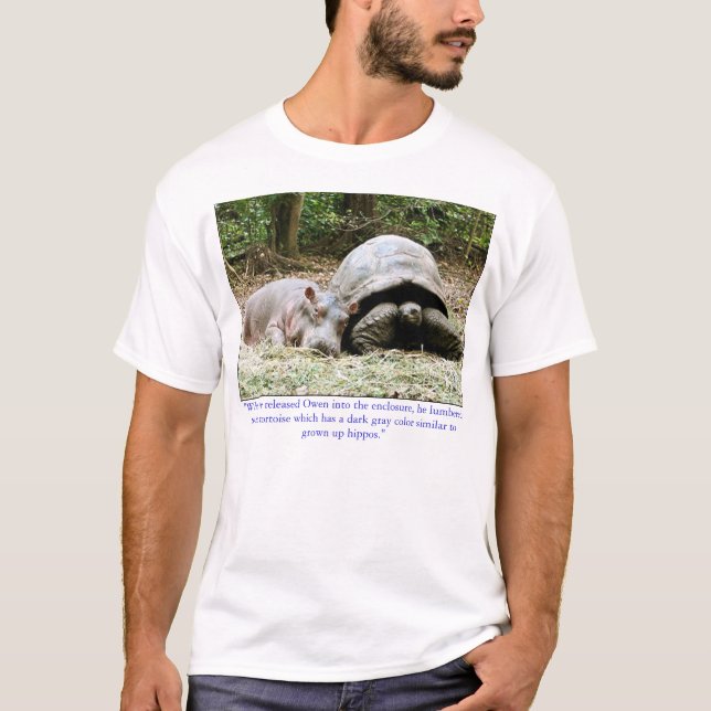 T-shirt Owen l'hippopotame (Devant)