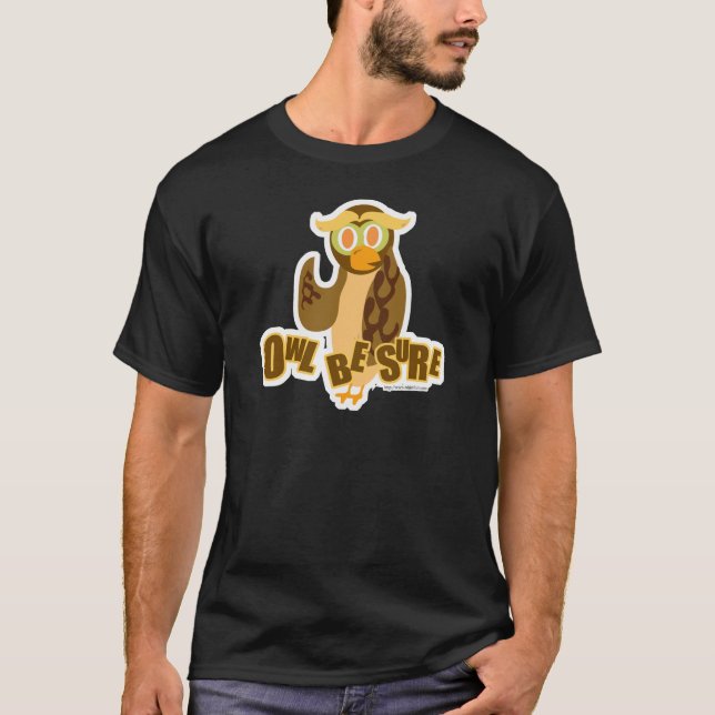 T-shirt Owen Soyez sûr de mignon dessin animé amusant (Devant)