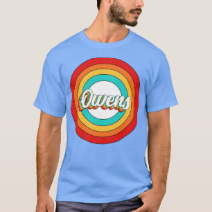 T-shirt Owens Nom Chemise Vintage Owens Cercle