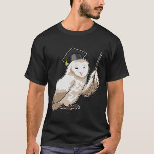 T-shirt Owl as Teacher with Pointer