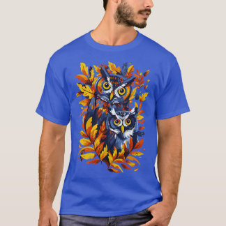 T-shirt Owl Fall season