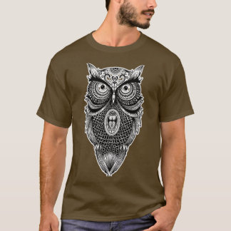 T-shirt Owl Pure Spirit Mandala Native