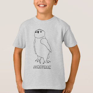 T-Shirt - Owl to Color with Name