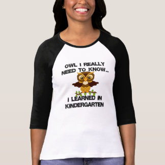 T-shirt OwlIKnow KindergartenBLK