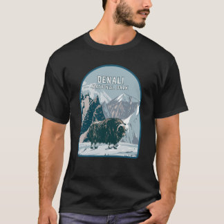 T-shirt Ox musqué dans le parc national du Denali