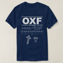 T-shirt OXF de l'aéroport d'Oxford de Londres