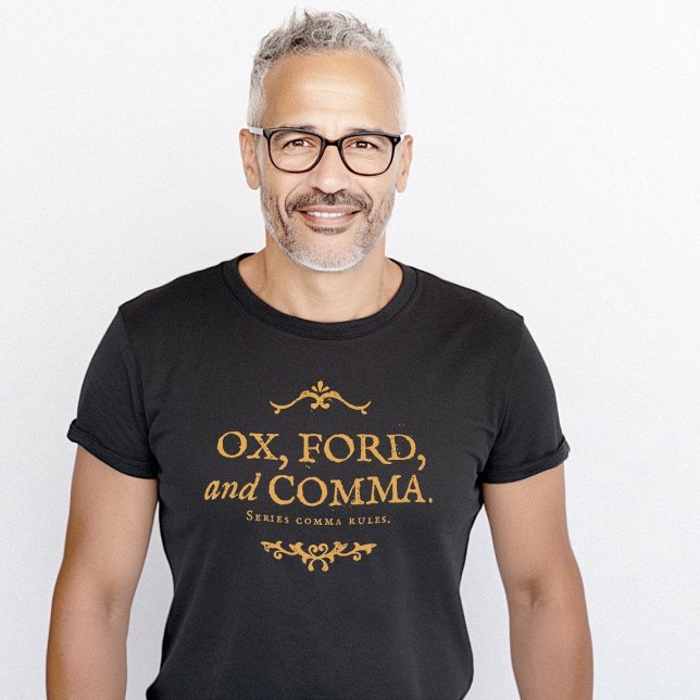 T-shirt Oxford Comma drôle Exemple Ox Ford (Funny Oxford Comma Example T-Shirt)
