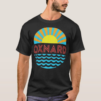 T-shirt Oxnard Beach Sun Et Waves