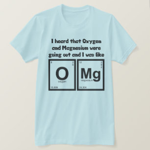 T-shirt Oxygène Et Magnésium OMG