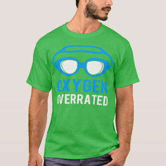 T-shirt Oxygène Surévalué Baignade Amusante Pour Hommes 1