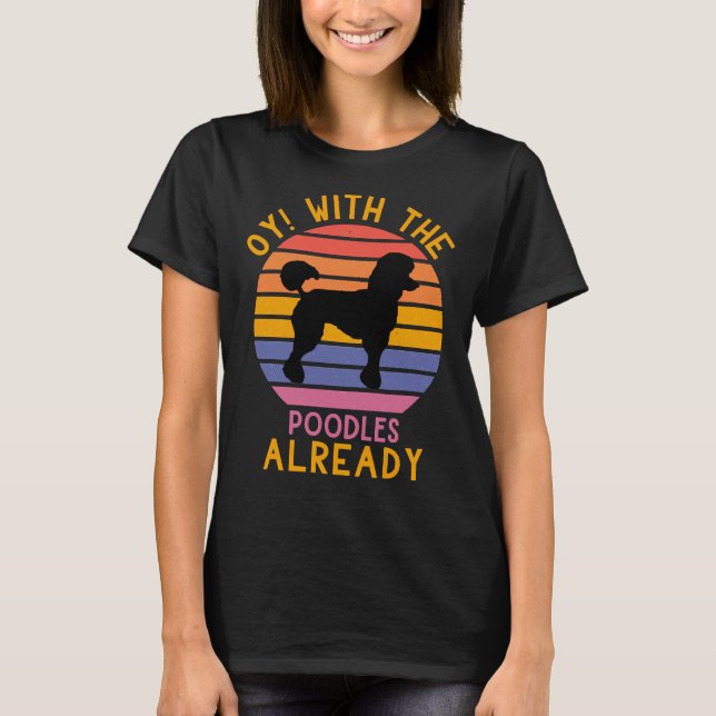 T-shirt Oy avec les canicules déjà (Devant)
