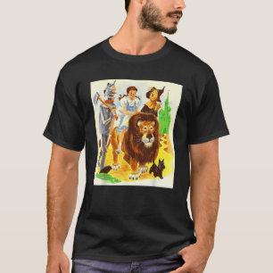 T-shirt OZ Dorothy Toto Épouvantail Lion peureux Homme en 