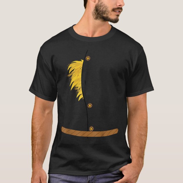 T-shirt OZ Scarecrow Chemise Halloween Assistant OZ Scarec (Devant)