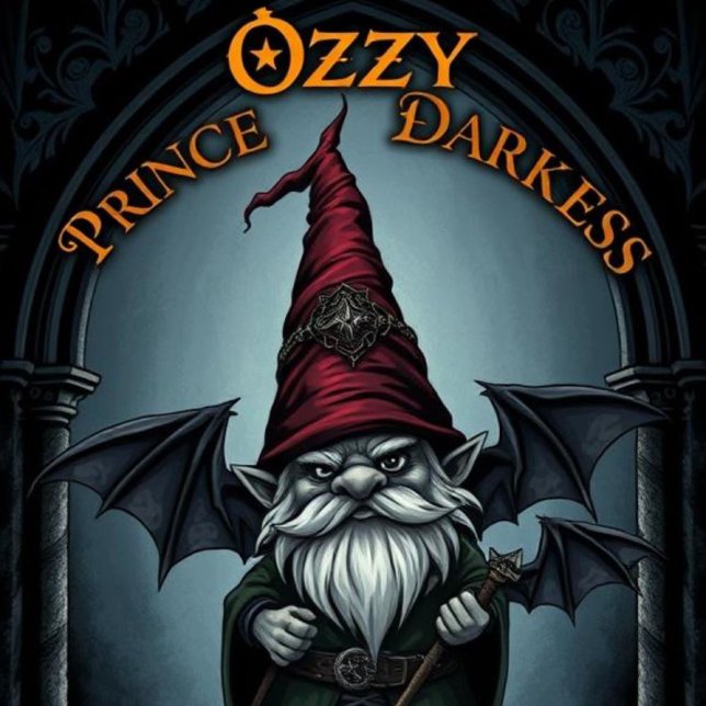 T-shirt Ozzy Gnome Prince Of Darkness (Créateur téléchargé)