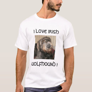 T-SHIRT P3030030, I LOVE IRISH, WOLFHOUND !