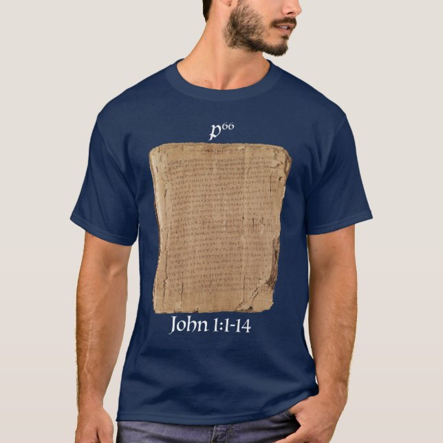 T-shirt P66 Jn 1:1-14 (Front)