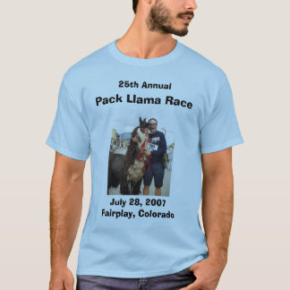 T-shirt P9160743, 25ème annuaire, course de lama de