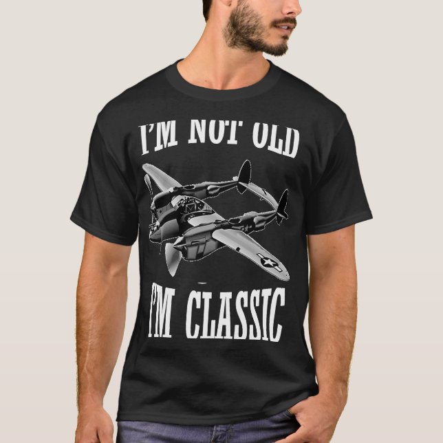 T-shirt P 38 Eclair parfait pour les avions volants (Devant)