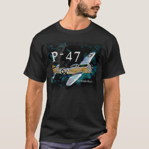 T-shirt P-47 Thunderbolt Aircraft