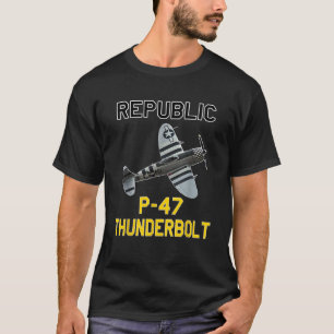 T-shirt P 47 Thunderbolt The Jug 2ÈME GUERRE MONDIALE Airp