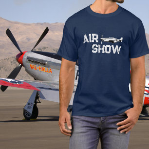 T-shirt P-51 Avion Vintage Militaire Vétérinaire 2ÈME GUER