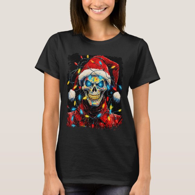 T-shirt P Art Halloween Design Strawman Ecrow Christmas Ho (Devant)