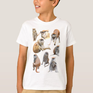 T-shirt P est pour Patas Monkey