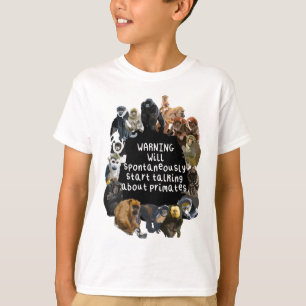 T-shirt P est pour Primate