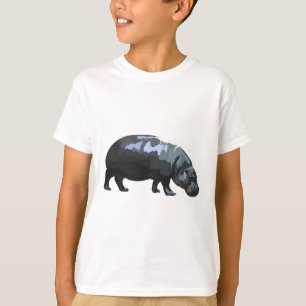 T-shirt P est pour Pygmy Hippo