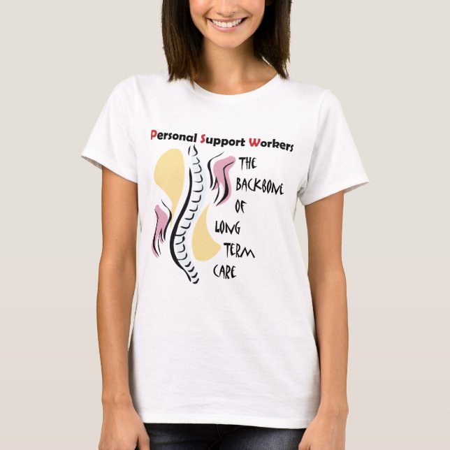 T-shirt P.S.W. l'épine dorsale (Devant)